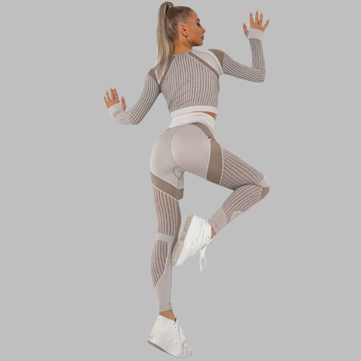 Contour Knit Yoga Ensemble