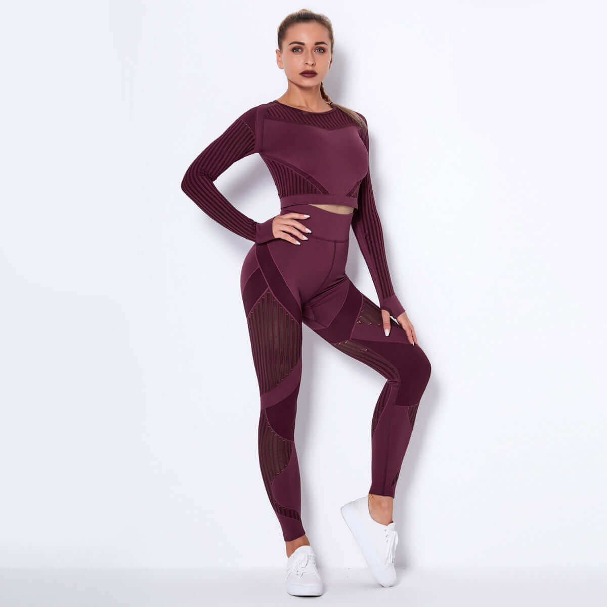 Contour Knit Yoga Ensemble