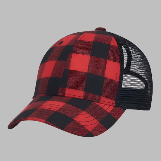 Plaid Baseball Cap