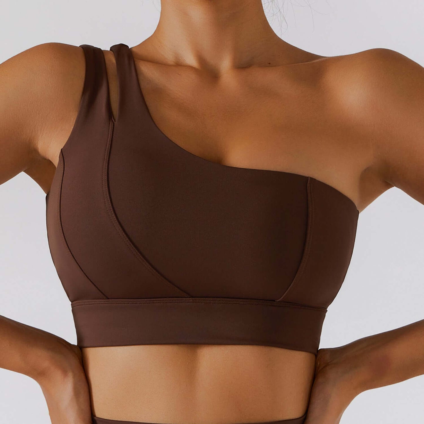 One-shoulder Sports Bra