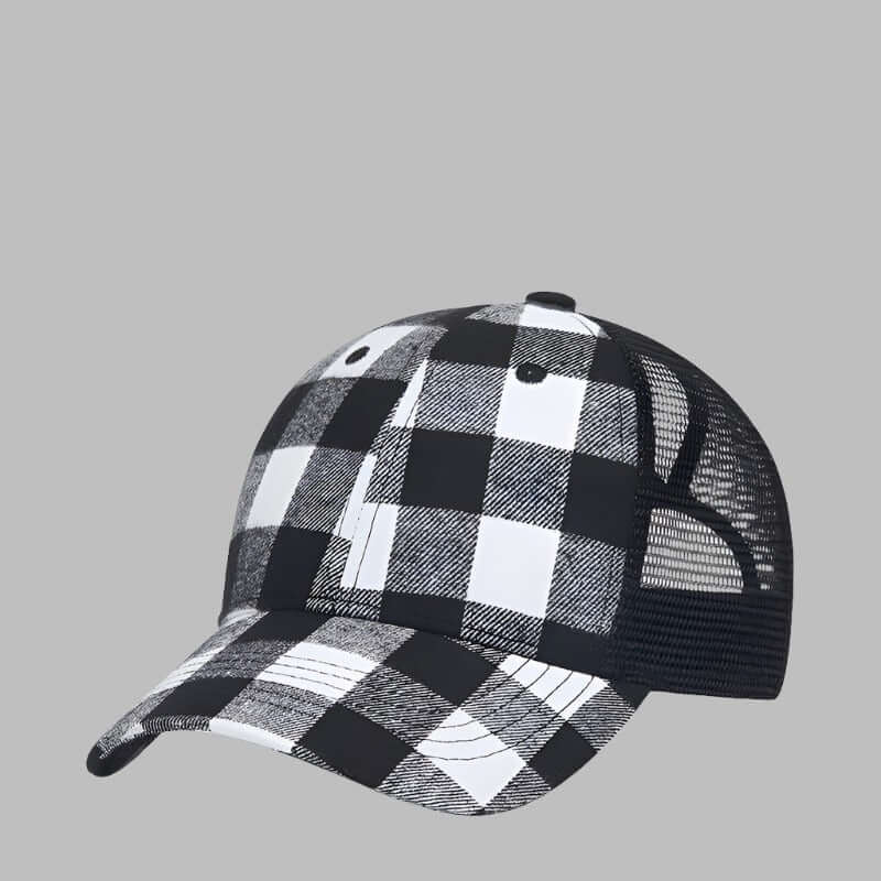 Plaid Baseball Cap